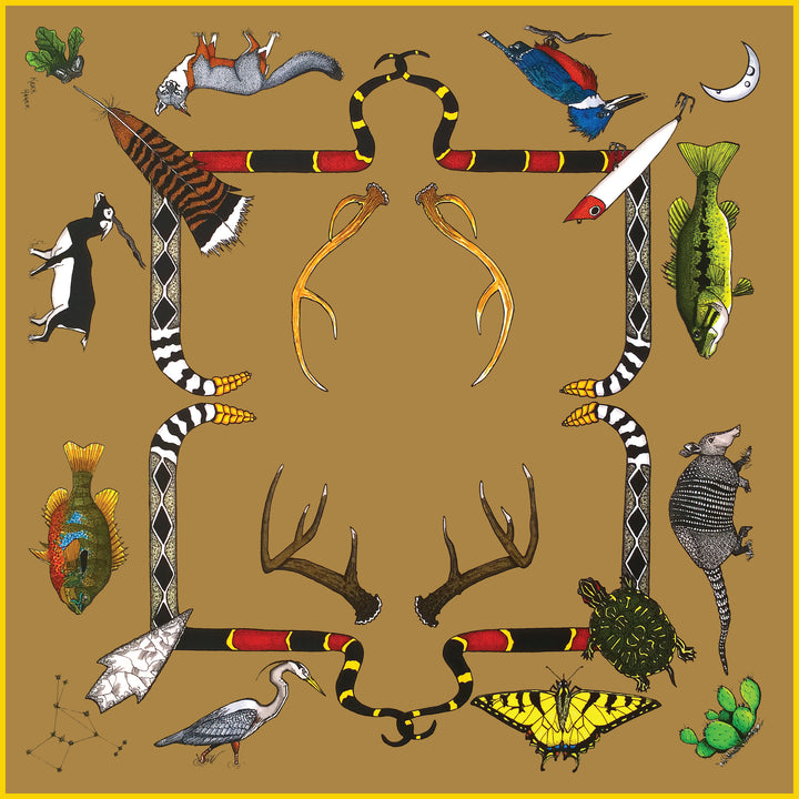 Kerr Chief Scarf Buckskin