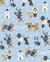 Puzzle Dog Hanukkah