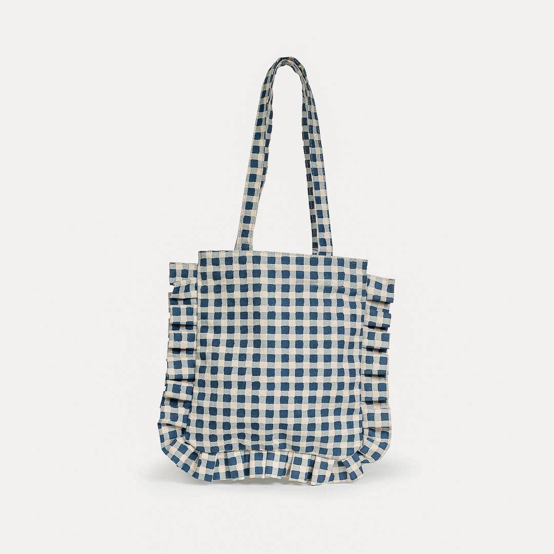 Tote Indigo Gingham