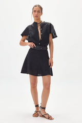 Shirt Linen Willow Black