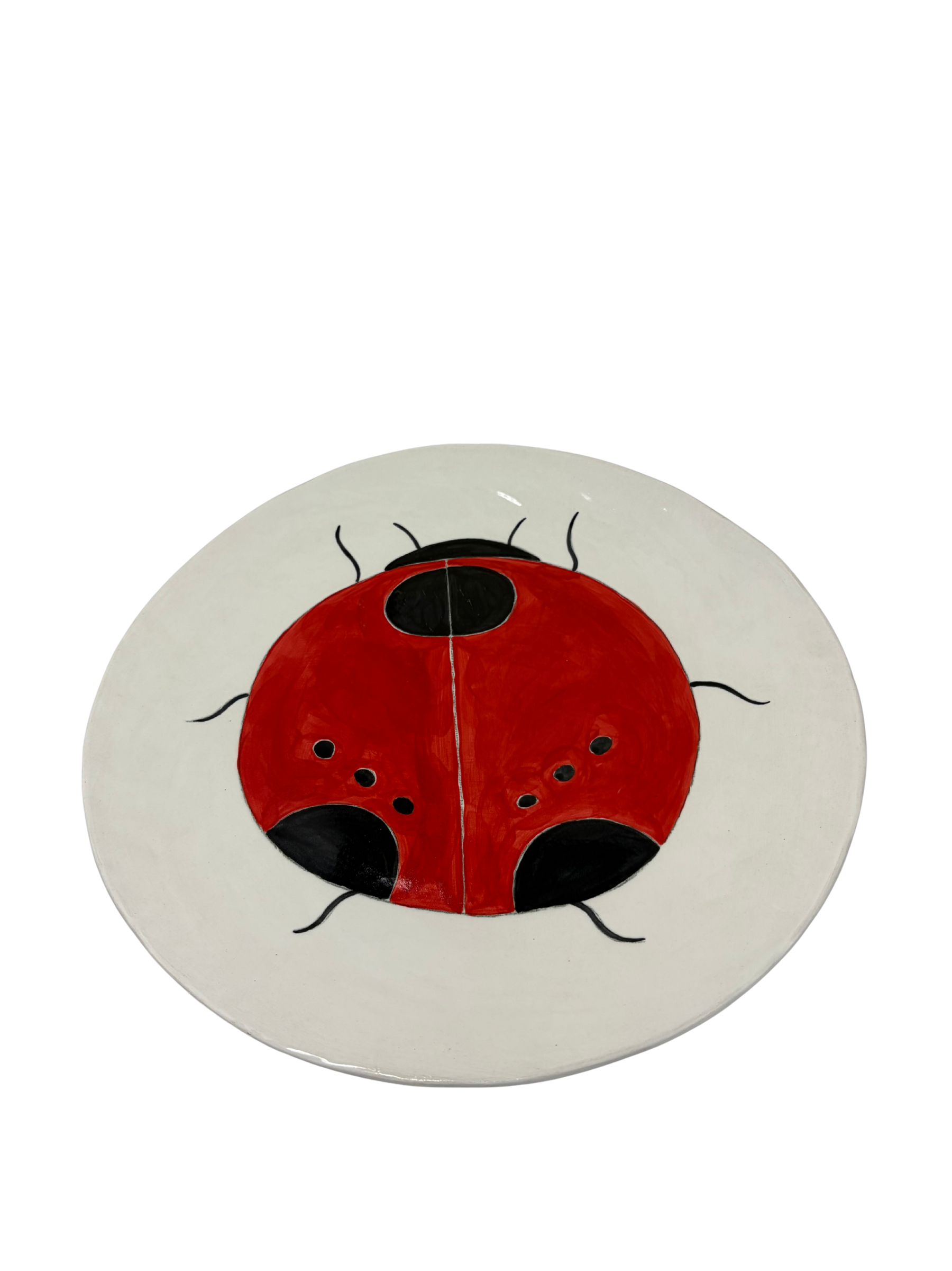New Large Round Platter Ladybug 1