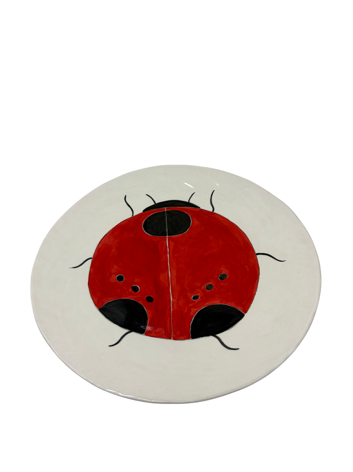 New Large Round Platter Ladybug 1
