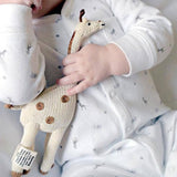 Knitted Giraffe Rattle Toy