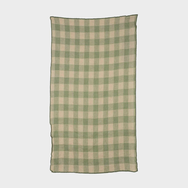 Kitchen Towel Gingham Sauge