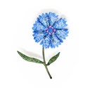 Brooch Blue Bottleflower