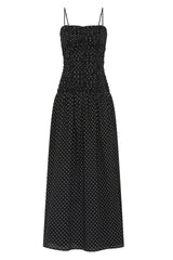 Mira Black  Polka Dot Dress