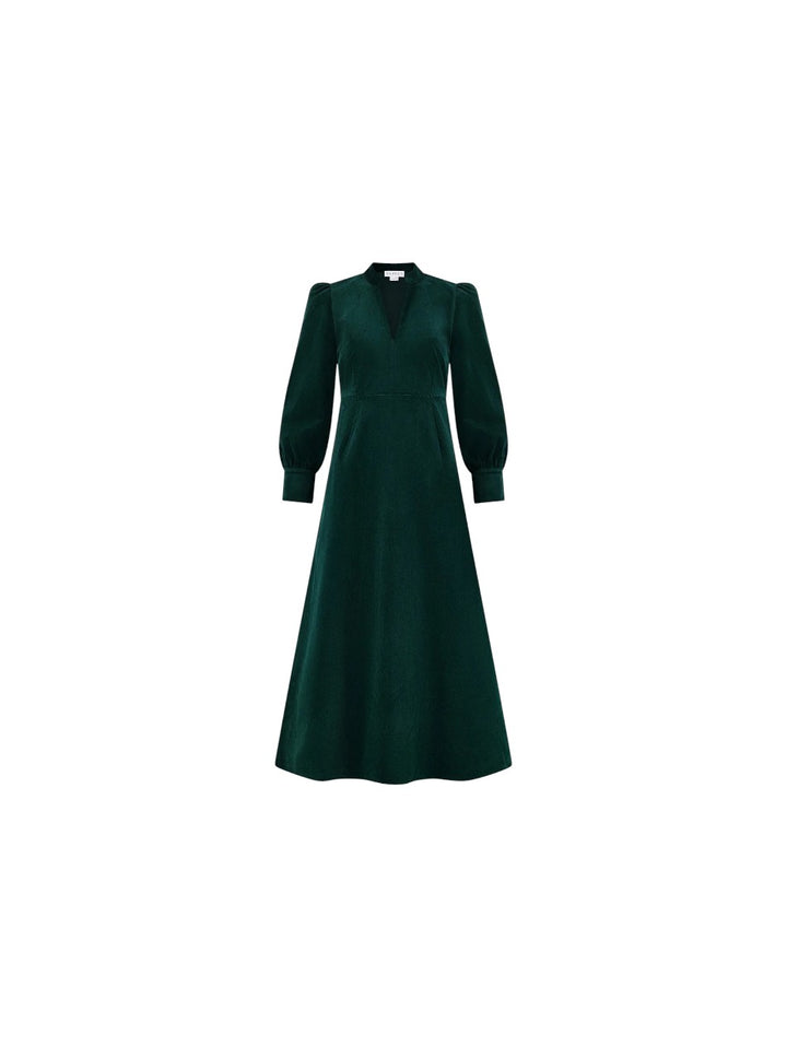 Enid Dress Green Cord