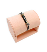 Black Onyx Tube Bracelet