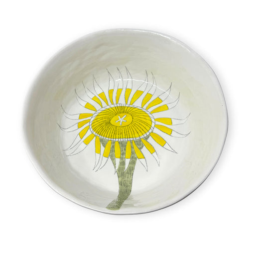 Bowl Large Yellow Flower