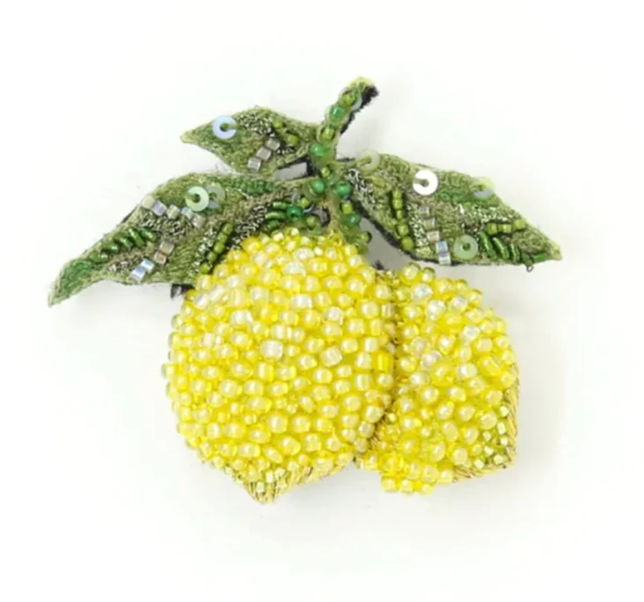 Brooch Amalfi Lemon