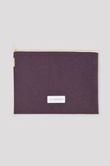 Eggplant Purple Large Pouch