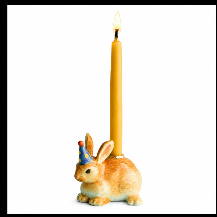 Cake Topper Yellow Rabbit