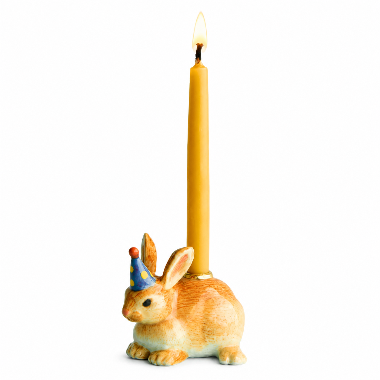 Cake Topper Yellow Rabbit
