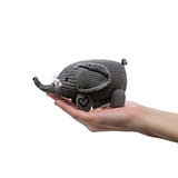 Knitted Elephant Rattle Toy