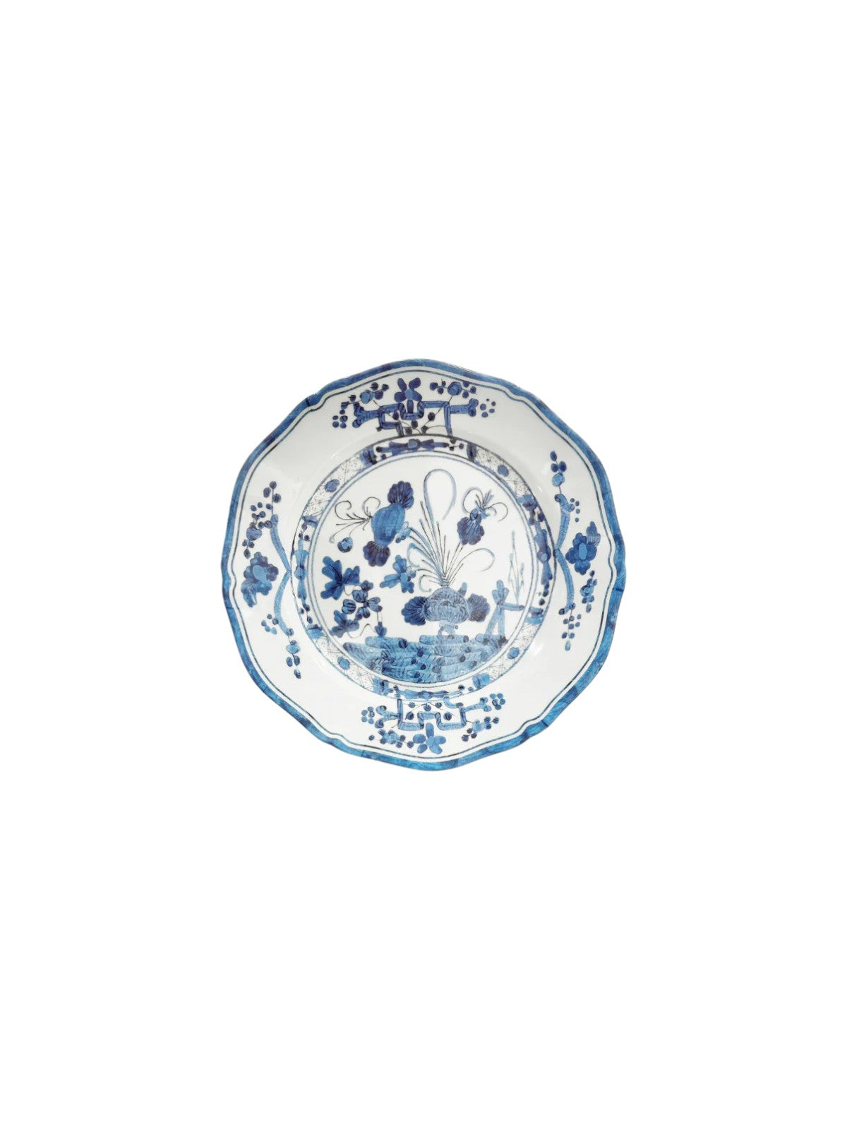 Faenza Melamine Salad Plate Set of 4 Blue
