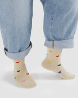 Crew Sock Hearts