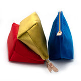 Velvet Pouch Cherry Red