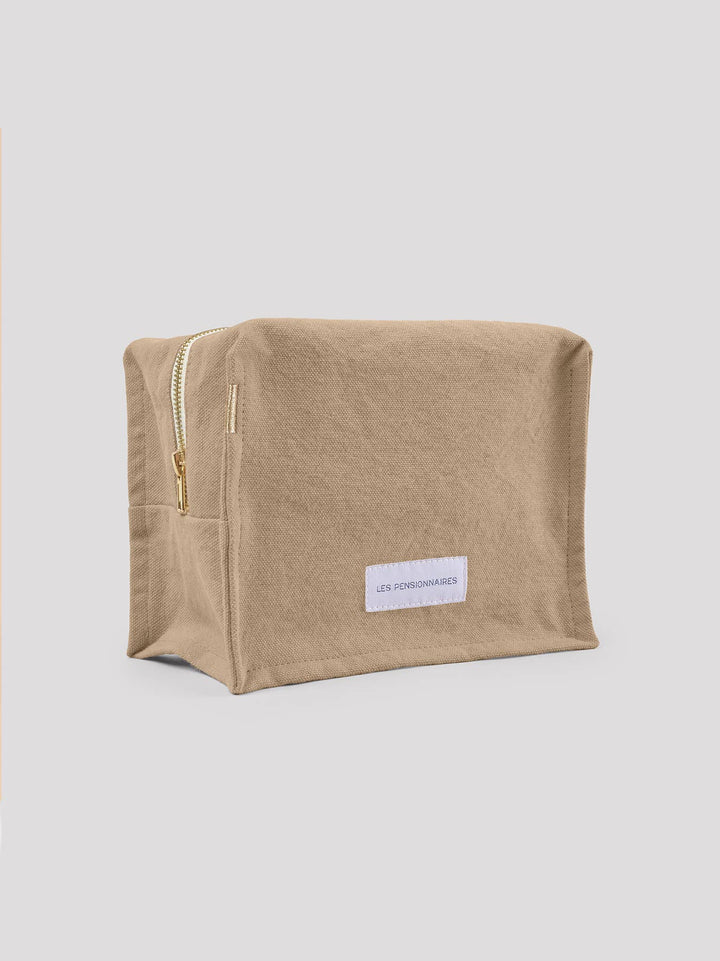 Sand Beige Cube Bag