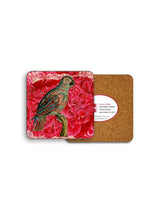 Coaster Set of 4 Blue Parrot