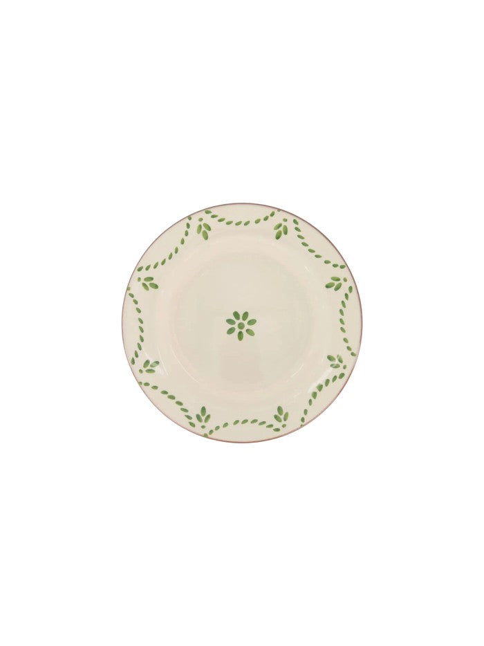 Viana Green Plate Dessert Set 4