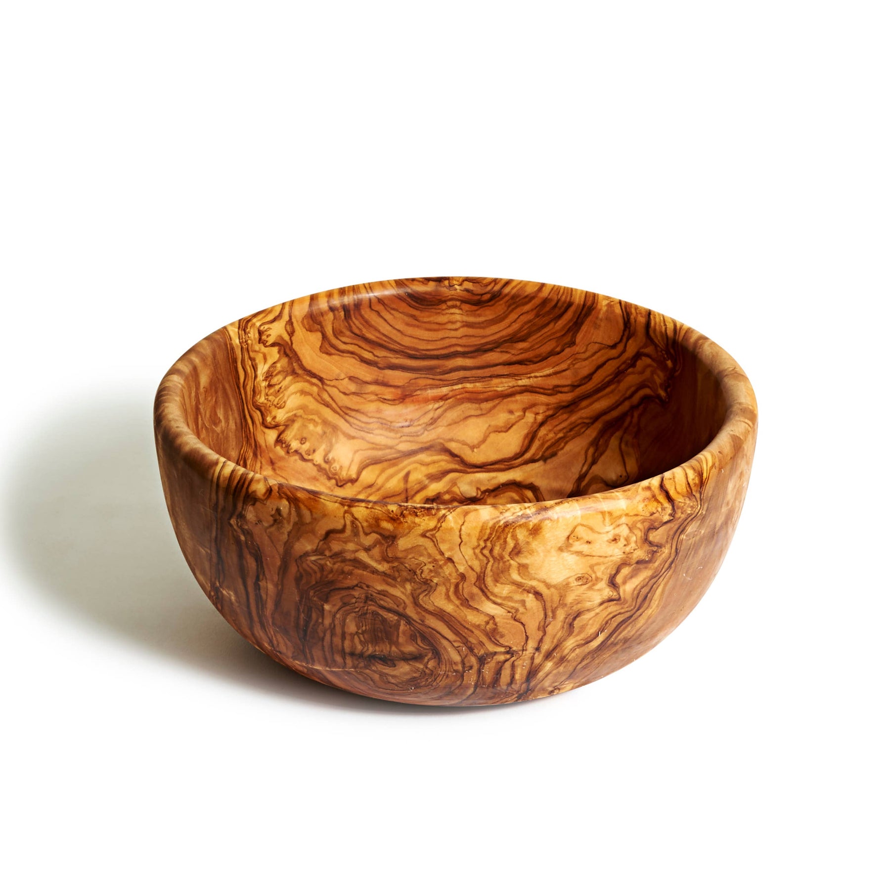 Natural Olive Family Salad Bowl 11"