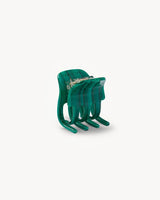 Mini Hair Clip Malachite