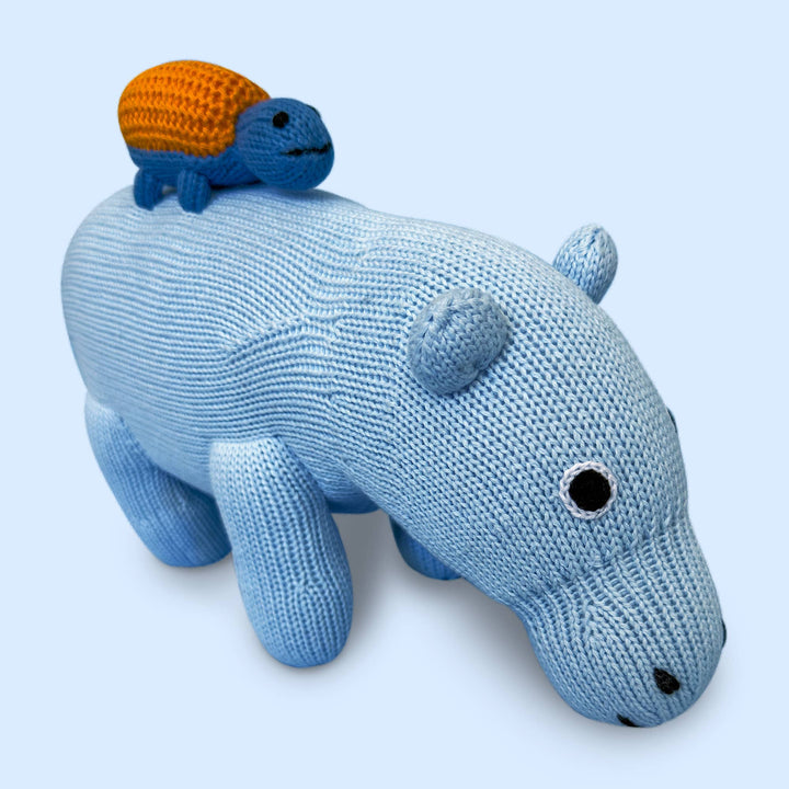 Stuffed Hippo Toy
