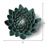 Teal Dahlia