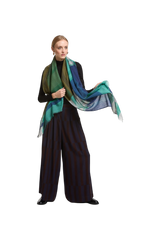 Scarf Blue Green Divine