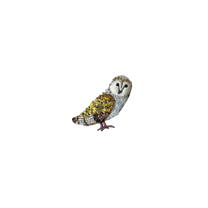 Brooch Golden Owl Pin
