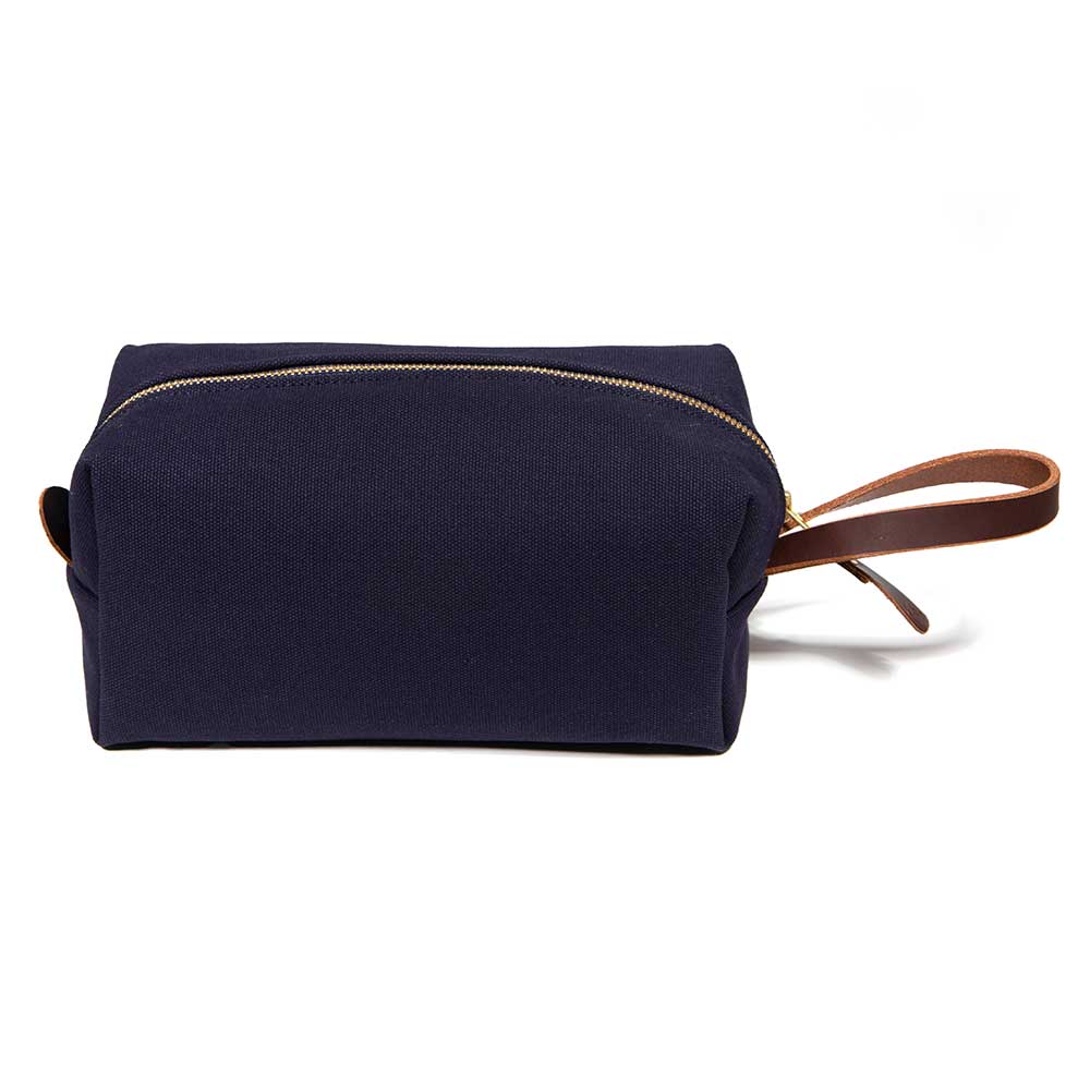 Navy Canvas Travel Kit