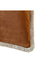 Velvet Cognac 24" x 24" Pillow