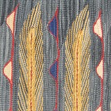 Wild Wheat Indigo Kilim Rug