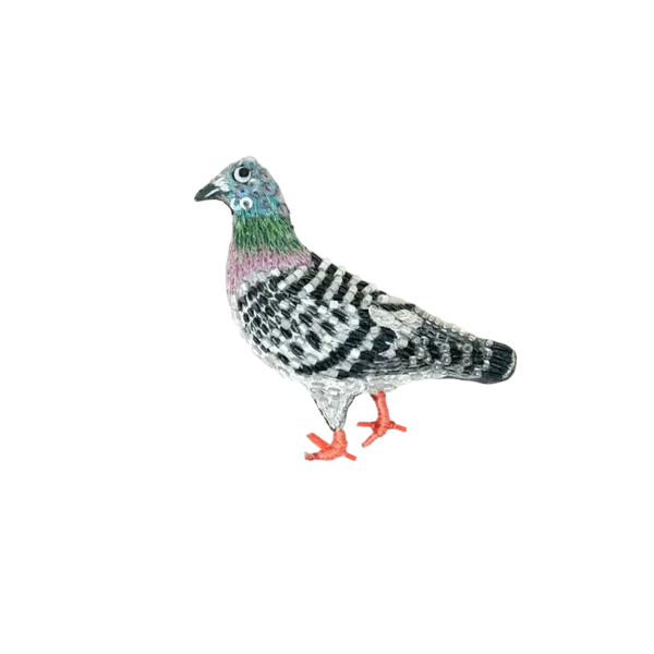 Brooch Homing Pigeon