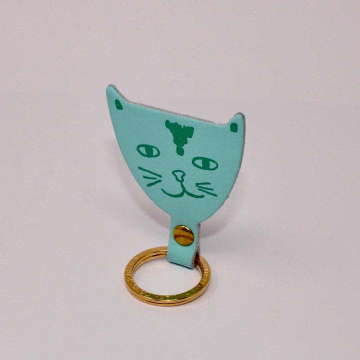 Key Chain Cat Turquoise