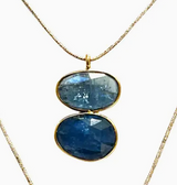 Petite Namaste Kyanite Necklace
