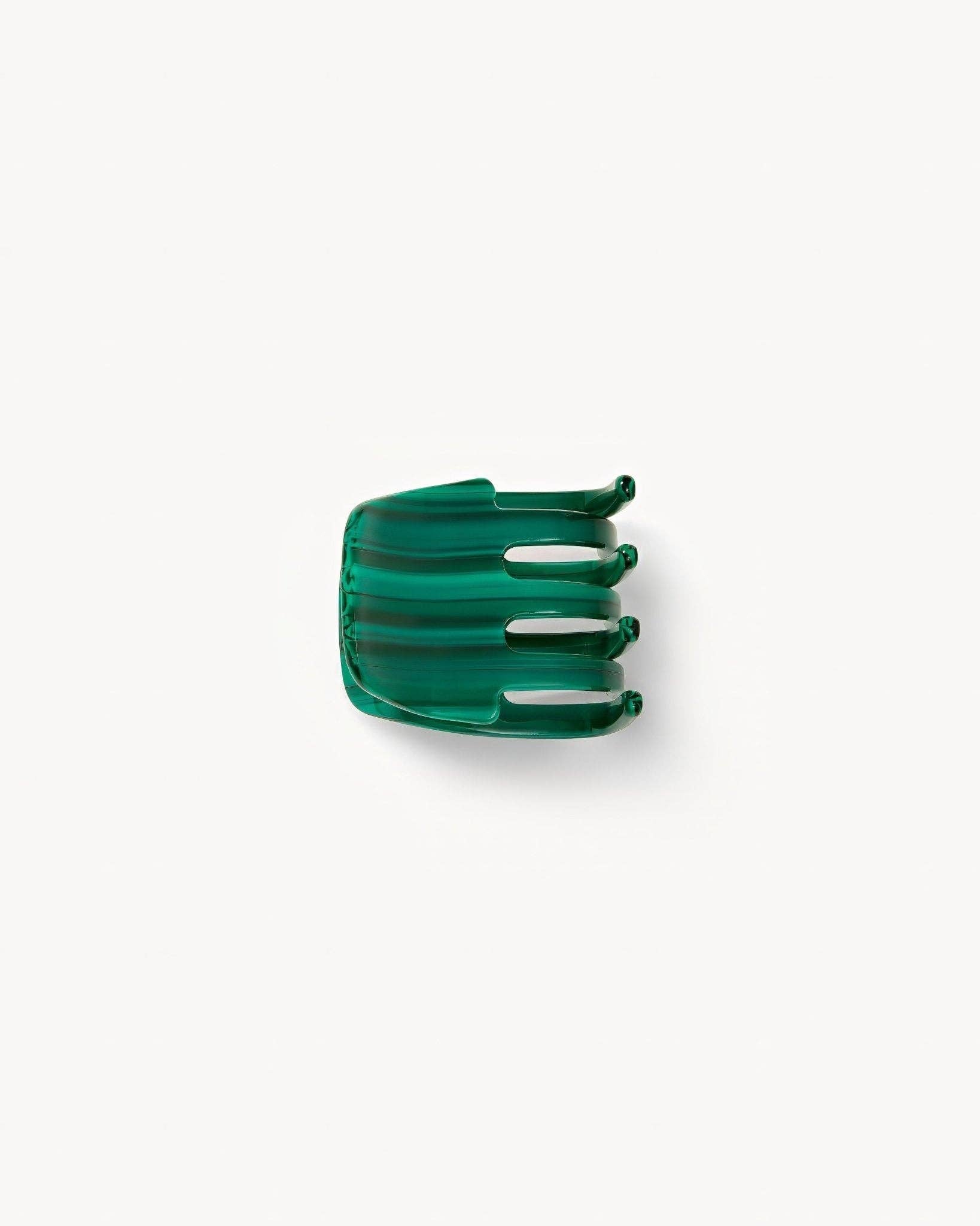 Mini Hair Clip Malachite