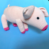 Knitted Pig Toy