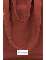 Rust Canvas Zipped Tote