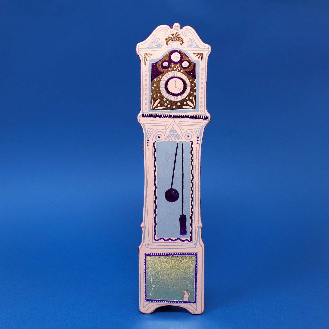 Bookmark Clock Pale Pink