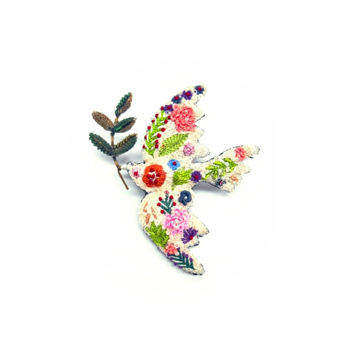 Brooch Peace Bird