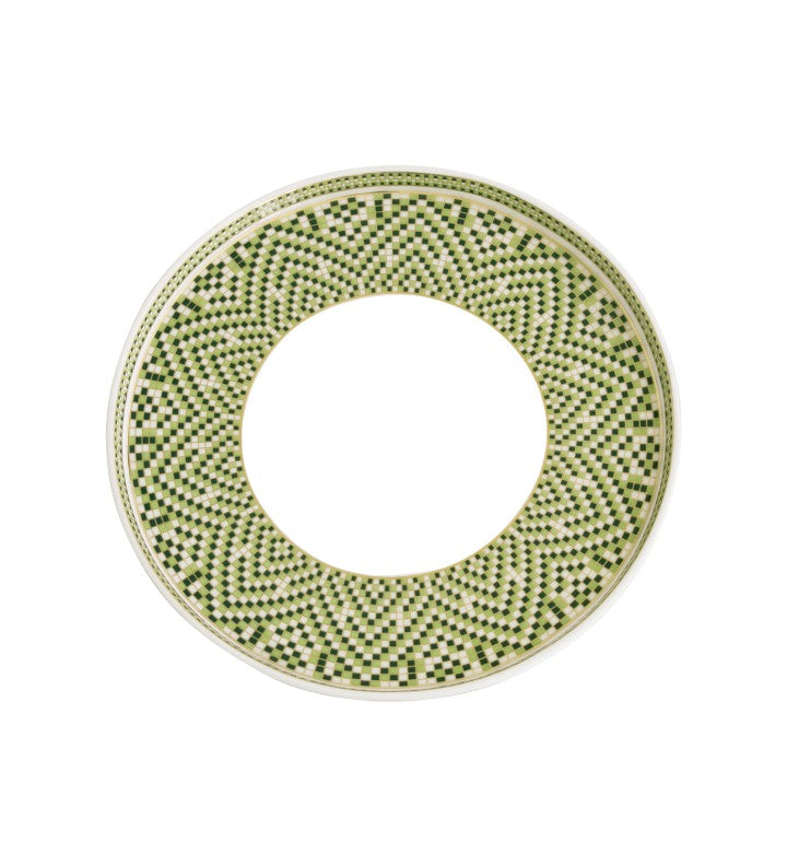 Green Tile Salad Plate Set of 4