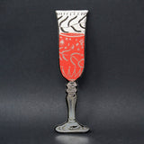 Wine Glass Bookmark Heritage Blue