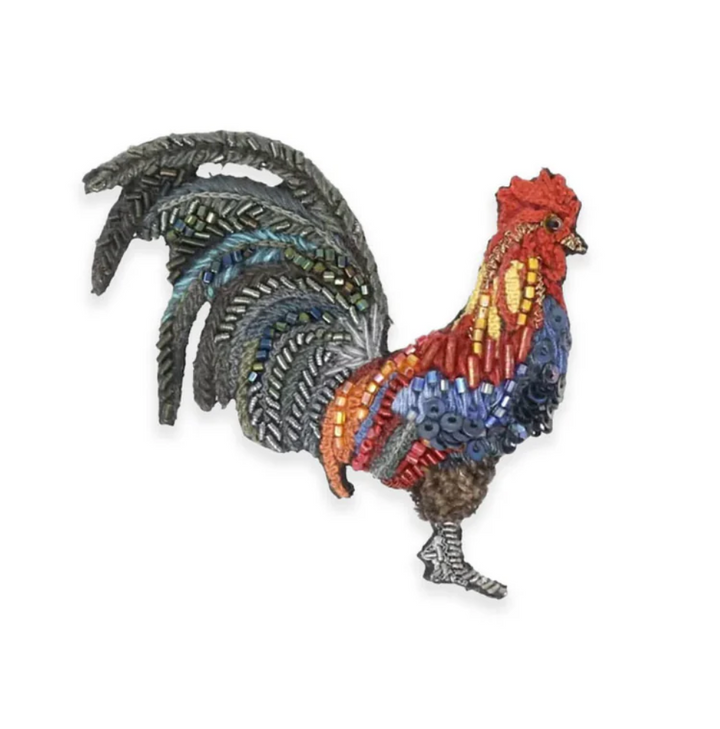 Brooch Farm Rooster