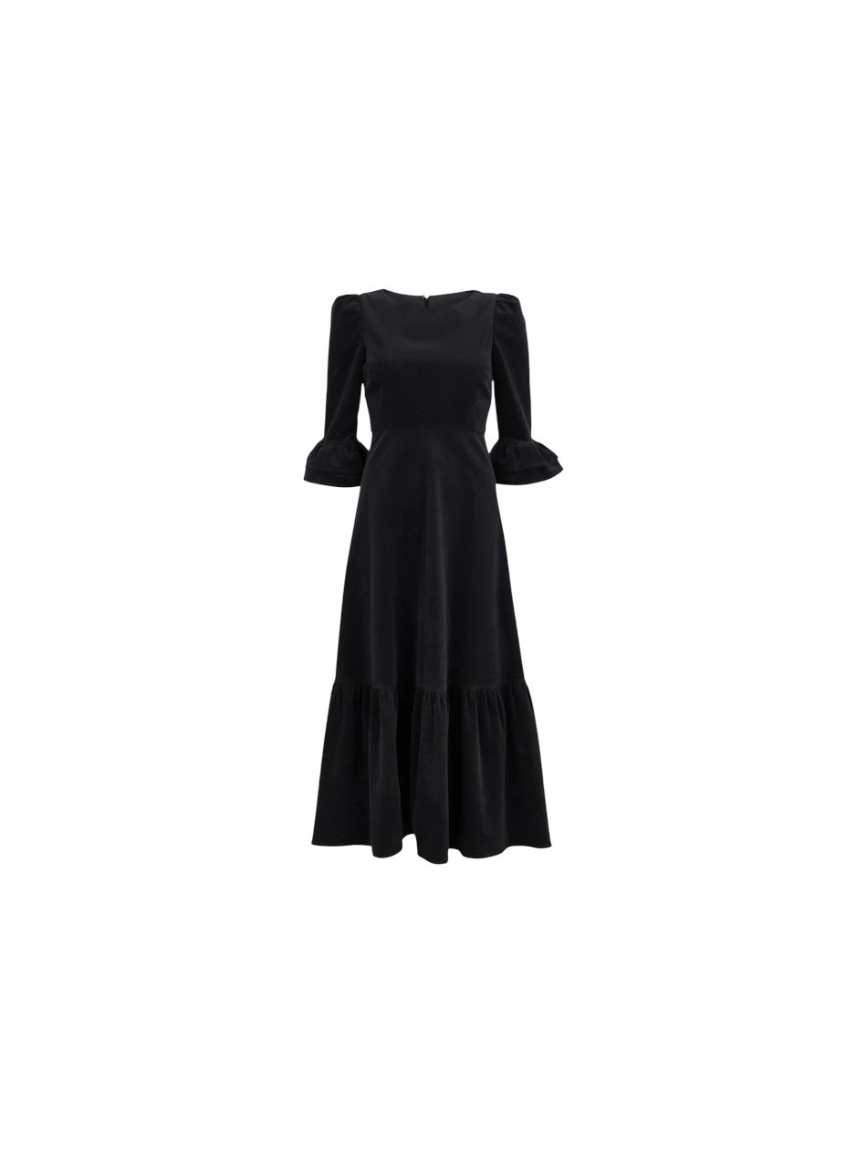 Victoria Dress Black Cord