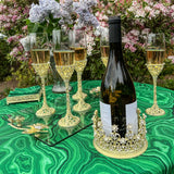 Diana Wine Coaster Gold