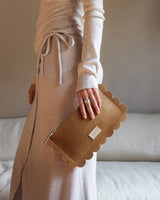 Wool Honey Clutch