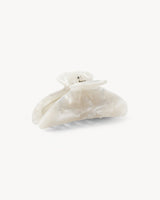 Midi Hair Clip White Shell