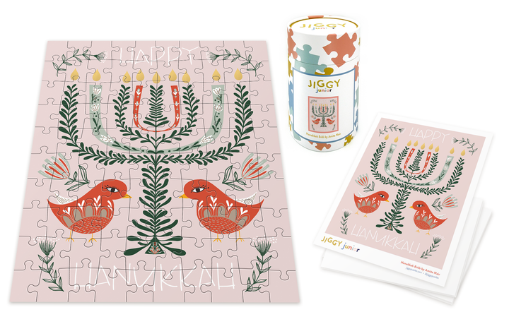 Puzzle Hanukkah Birds