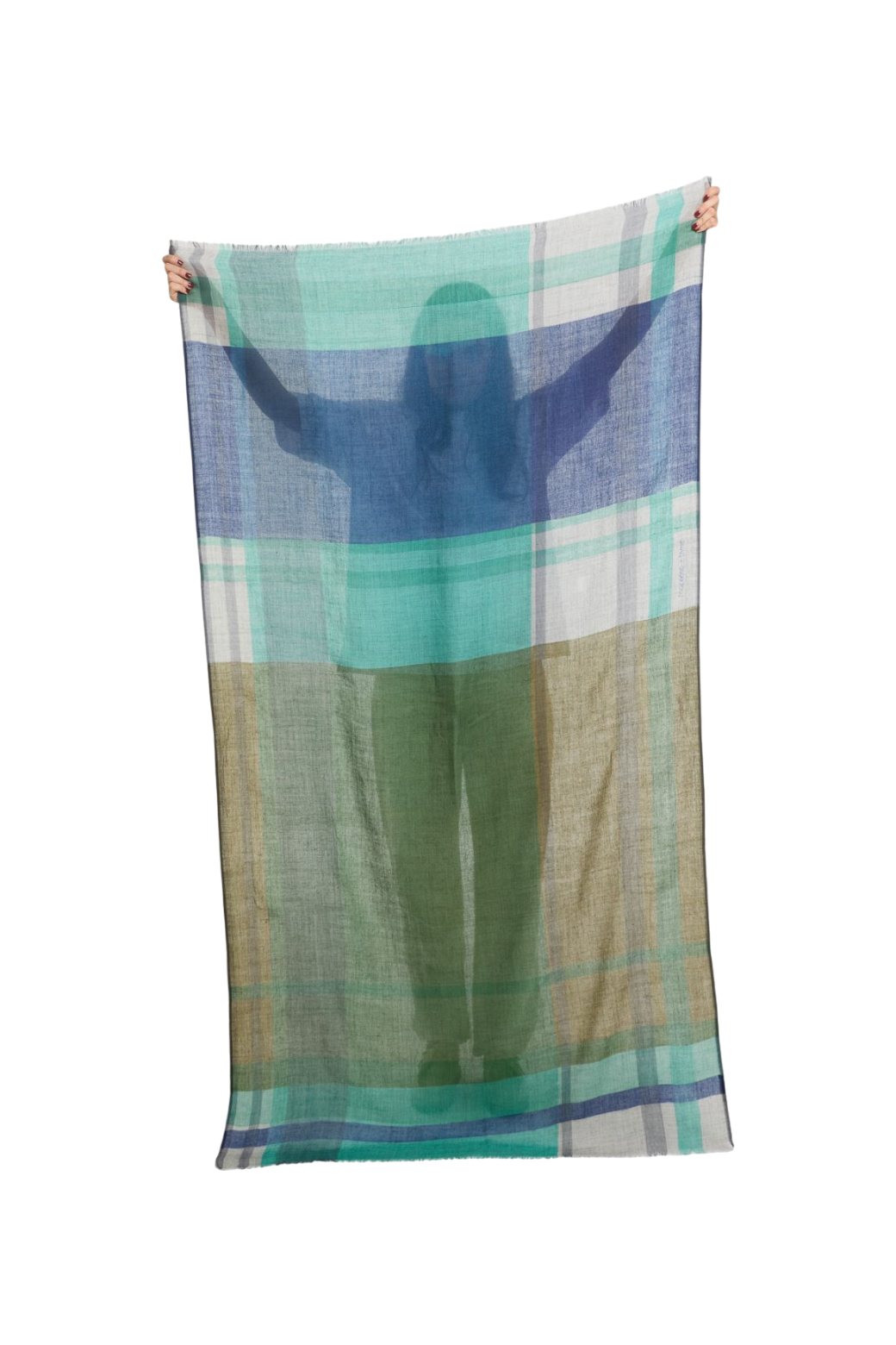 Scarf Blue Green Divine